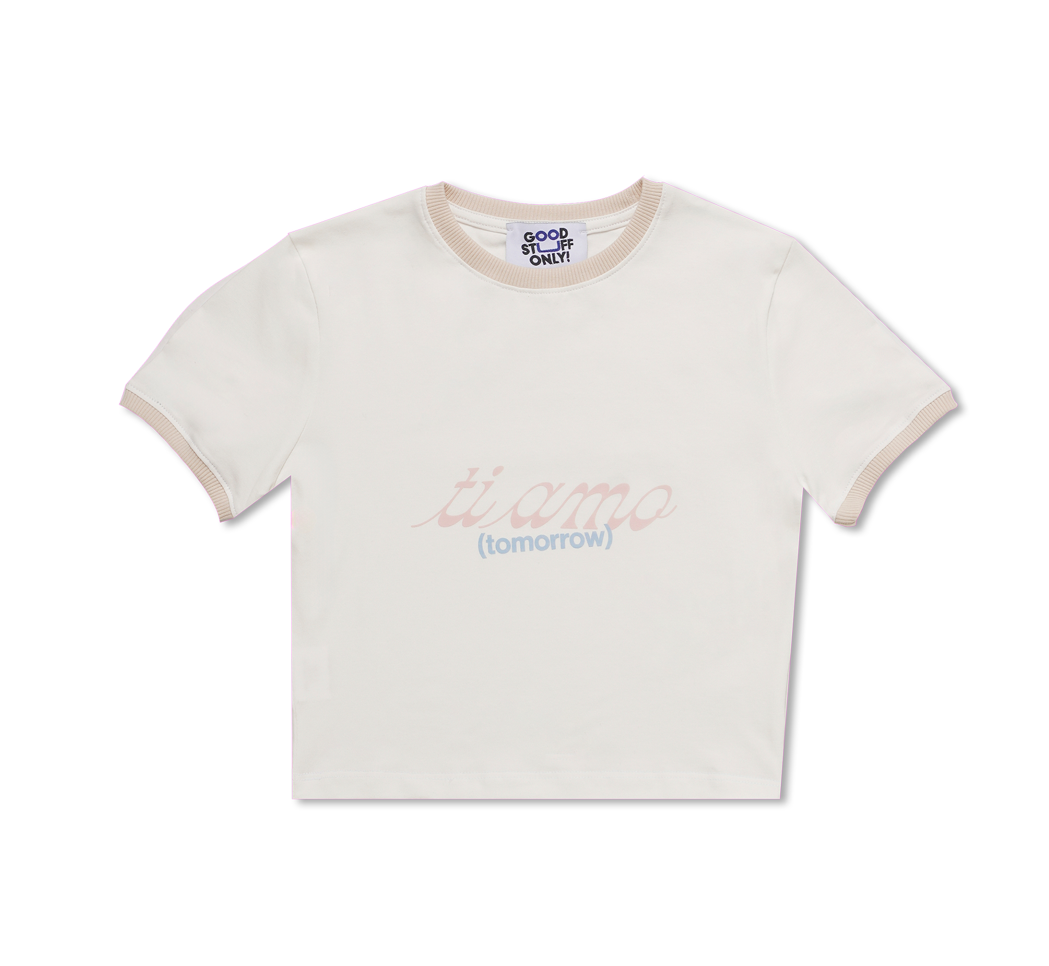 Stretch crop tee