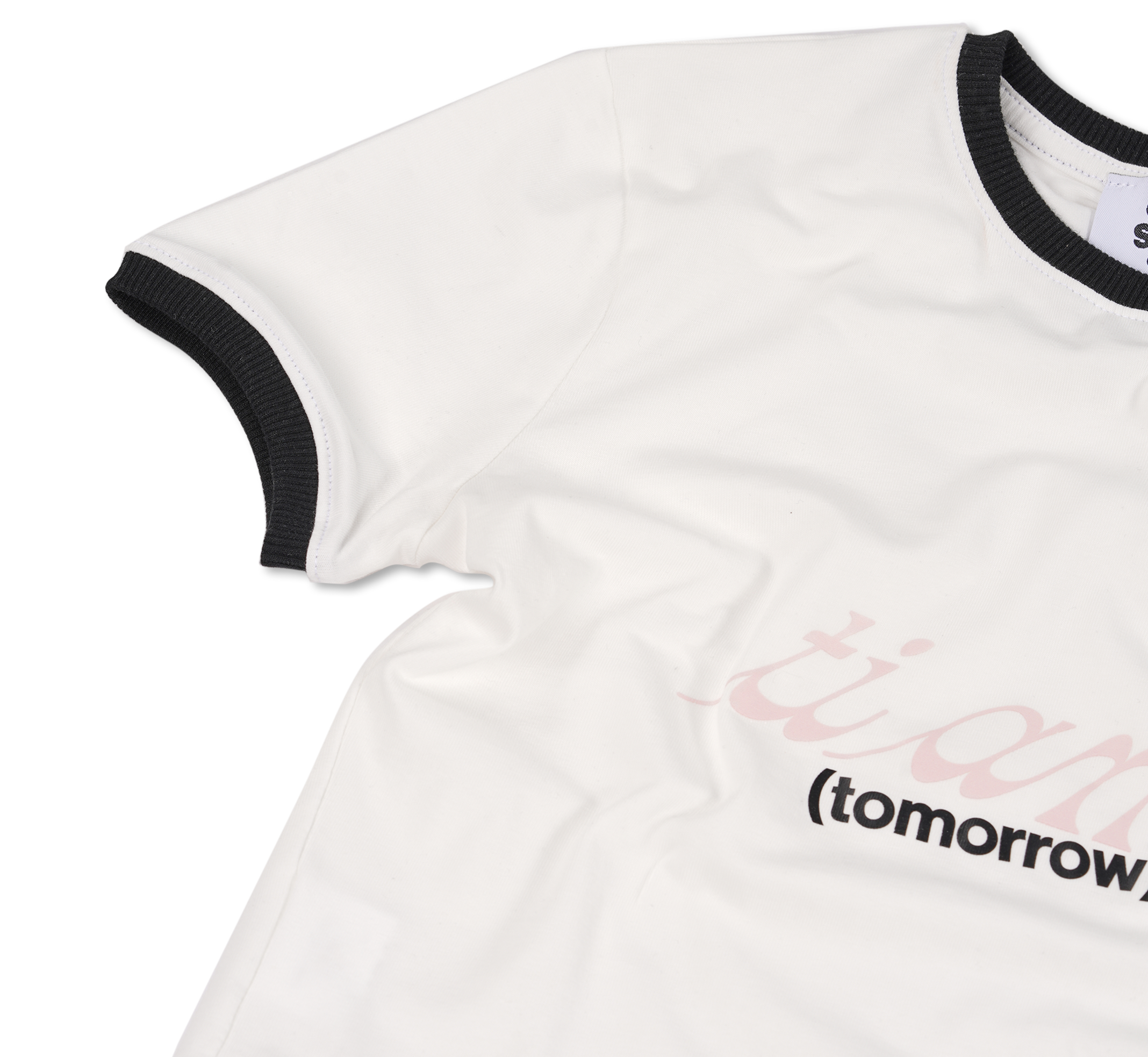 Stretch crop tee