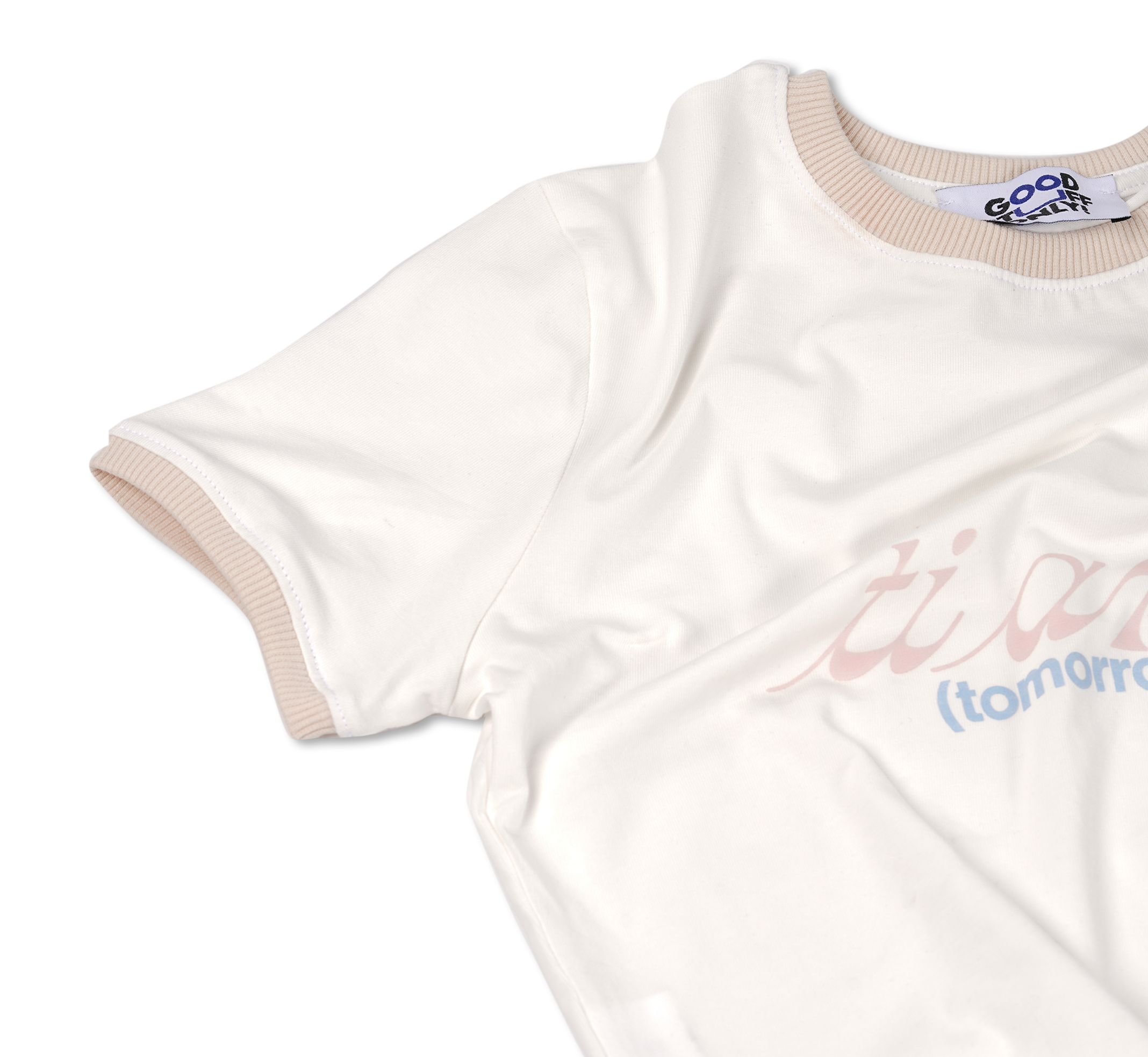 Stretch crop tee